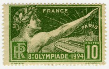 1313346 timbre emis a loccasion des jeux olympiques de paris en 1924