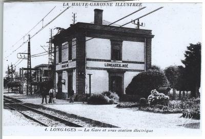 La gare electrifiee vers 1936