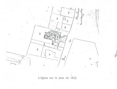 Plan de leglise 1832